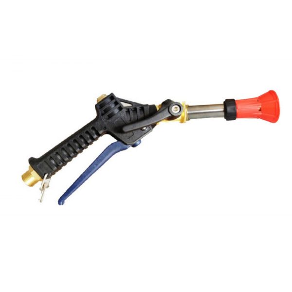 Metal turbo gun with regulating lever and 1/2 male thread