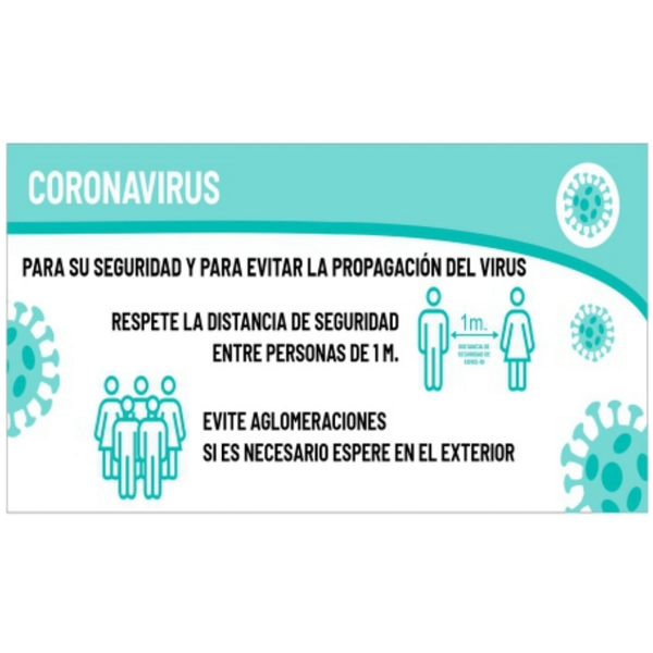IMQ-A Poster zur Verhinderung von Coronaviren