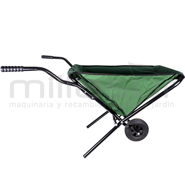 Garden folding wheelbarrow 720x320x400 mm - Wheel 8 "x2"