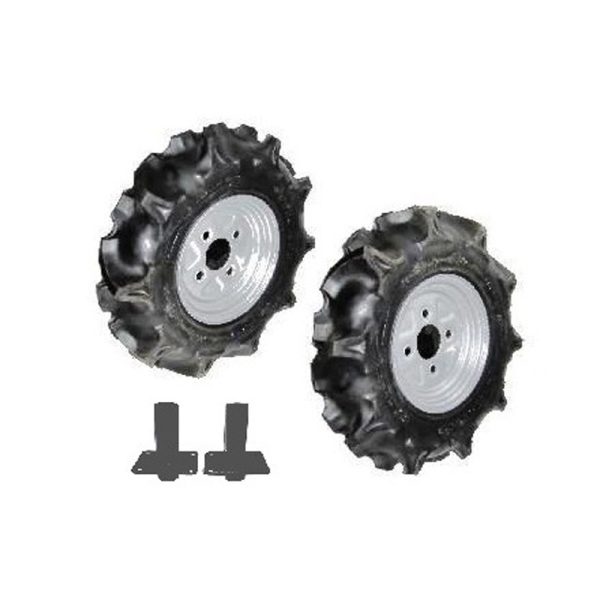 Conjunto de rodas pneumáticas com cubos (350X6cm) para BJR 70