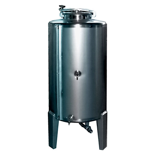 Stainless steel 304 tank for closed wine with upper door