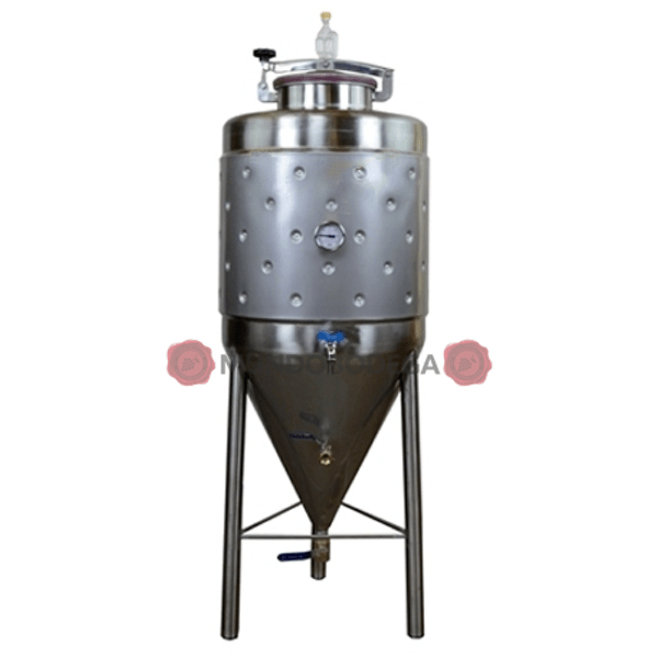 Stainless steel tank 304 fermentor with cold jacket