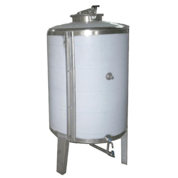 Stool tanks for wine stainless steel AISI 304 RTK with top cover