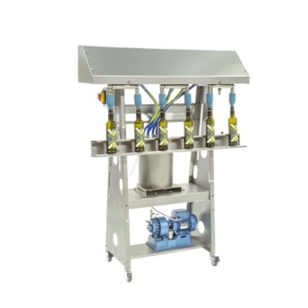 Single-phase oil bottling machine with pump 'VACUUM SYSTEM' SPEEDY OLIO 6B