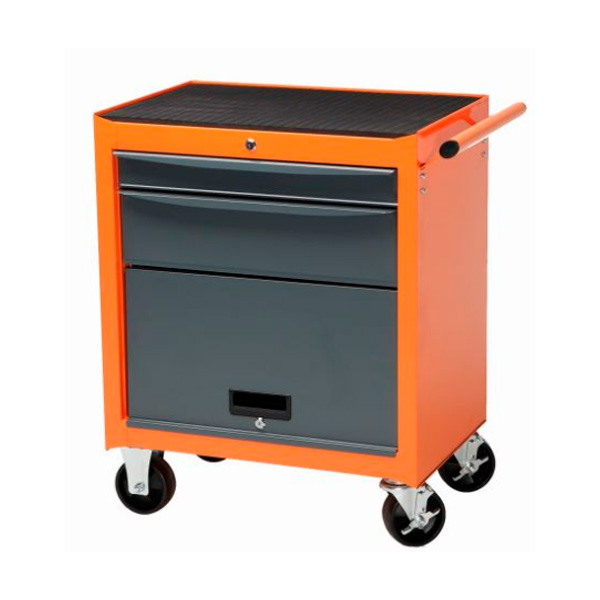 Metal trolley with 2 drawers and HR gate