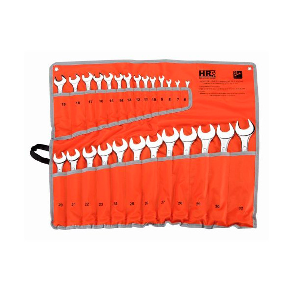 26-piece combination wrench set in HR nylon bag