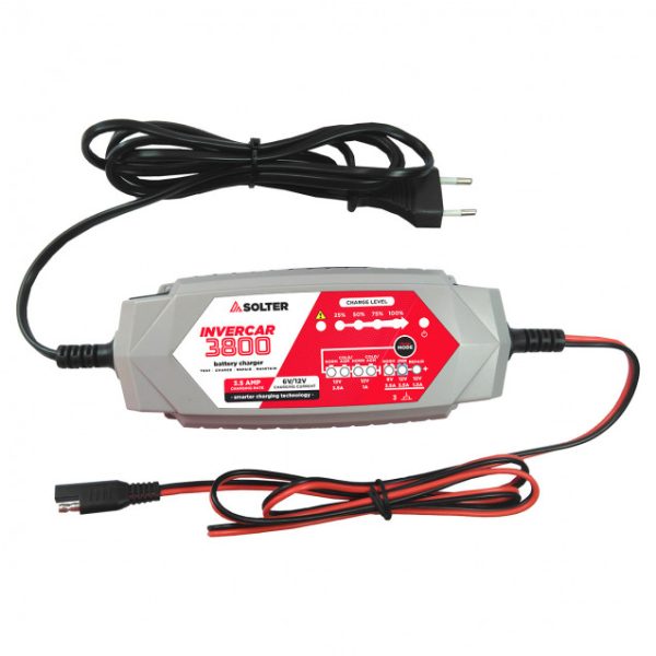 Cargador baterías SOLTER INVERCAR 3800