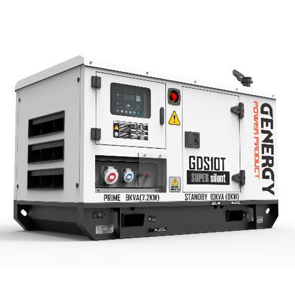 Genergy GDS10T 10KVA 8KW 400 / 230V Diesel Electric Generator