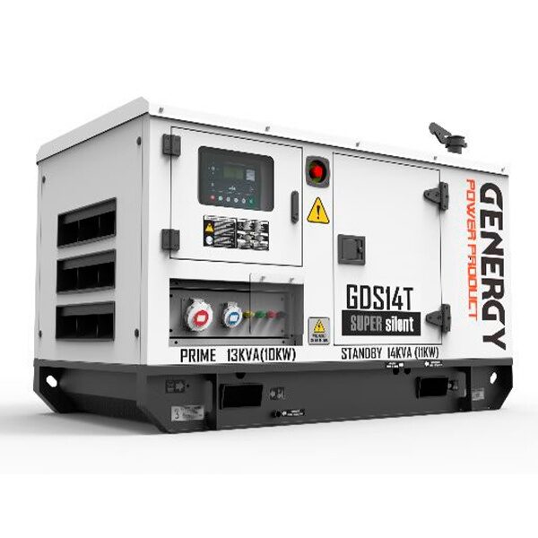 Gerador elétrico a diesel Genergy GDS14T 14 KVA 11KW 230 V