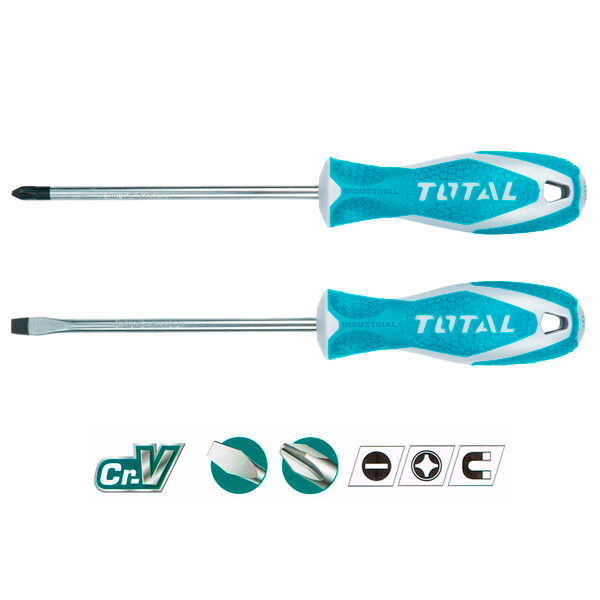 Set of 2 Anova-Total THT250201 screwdrivers