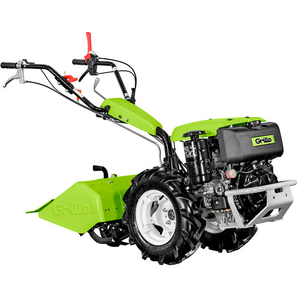 Grillo G 107 d rototiller with cutter and 265 cc wheels