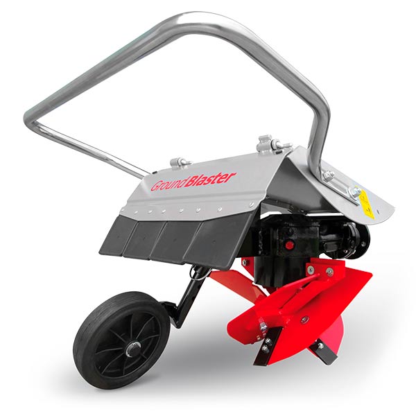 Groundblaster rotary plow for Ferrari rototiller