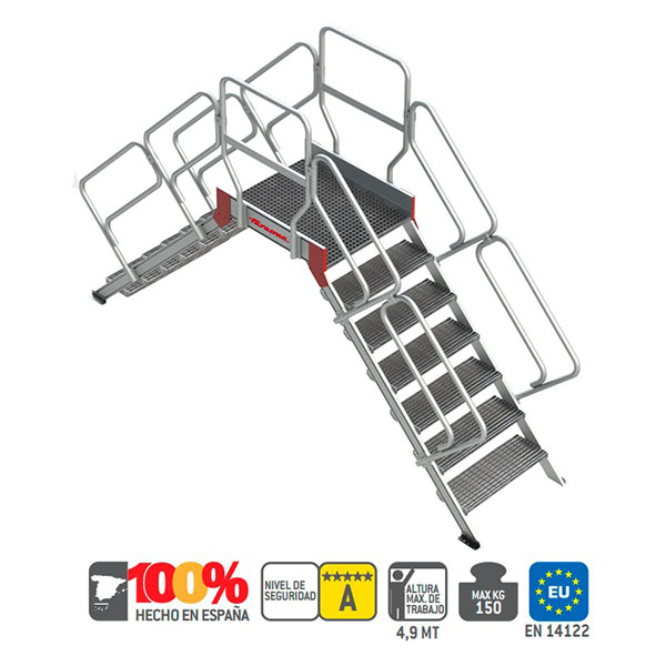 Escaleras de aluminio Faraone SP-T