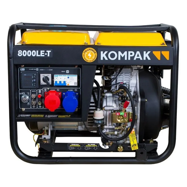 Générateur électrique triphasé Kompak K8000LE-T