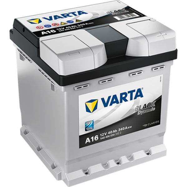 Batería para coche Varta Black Dynamic A16 40Ah 12V 340A