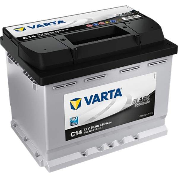 Batería para coche Varta Black Dynamic C14 56Ah 12V 480A