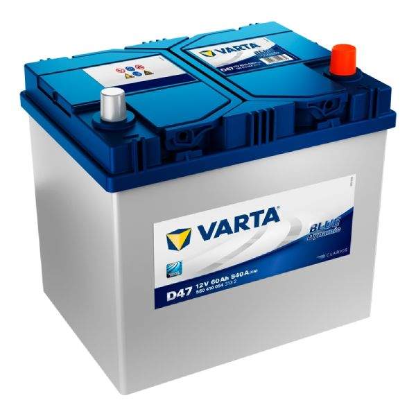 Batería para coche Varta Blue Dynamic D47 60Ah 12V 540A
