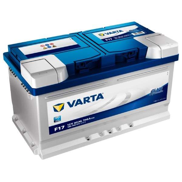Batería para coche Varta Blue Dynamic F17 80Ah 12V 740A
