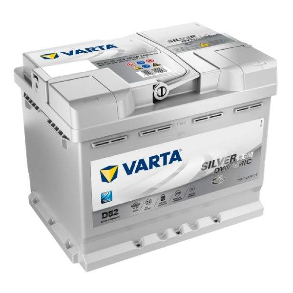 Bateria de carro Varta Silver Dynamic AGM D52 60Ah 12V 680A