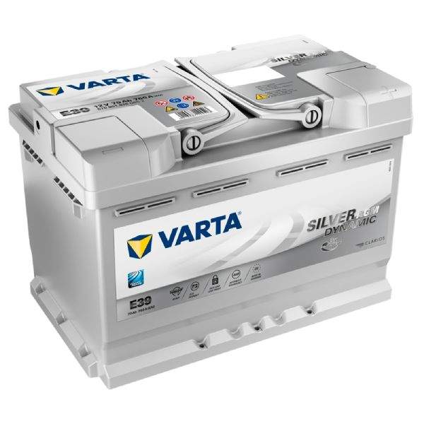 Battery for car Varta Silver Dynamic AGM E39 70Ah 12V 760A
