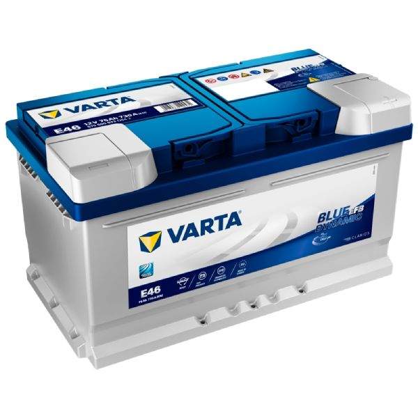 Battery for car Varta Blue Dynamic EFB E46 75Ah 12V 730A