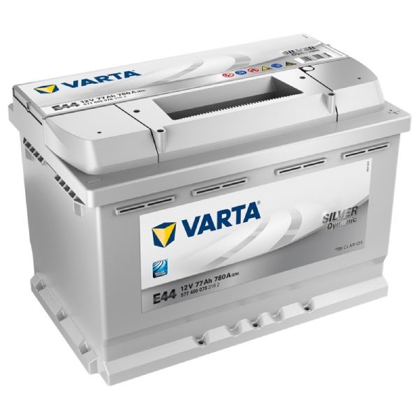 Batería para coche Varta Silver Dynamic E44  77Ah 12V 780A