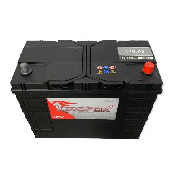 KiroFox 140.D3 710A 12V 140Ah car battery