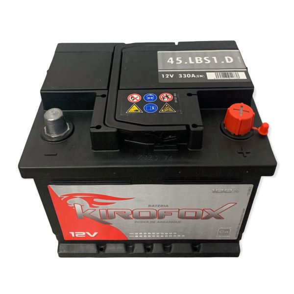 Batteria per auto KiroFox 45.LBS1.D 45Ah 12V 330A • Intermaquinas