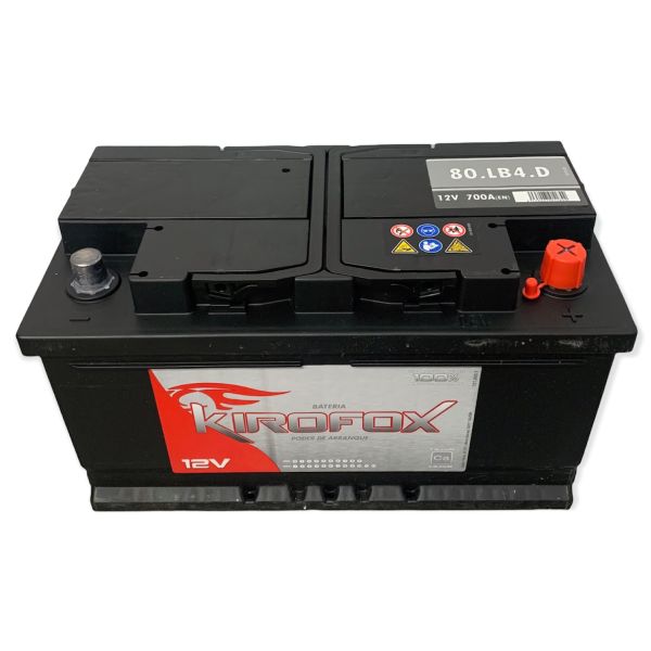 Batería para coche KiroFox 80.LB4.D 80Ah 12V 700A