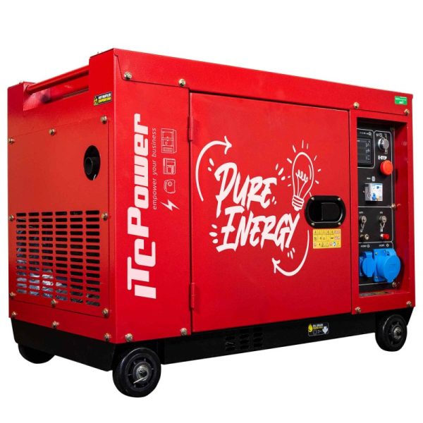 Générateur électrique diesel monophasé ITCPower 8000D 6300W