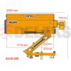 Trituradora de martillos lateral Deleks ALCE-220 80-110HP